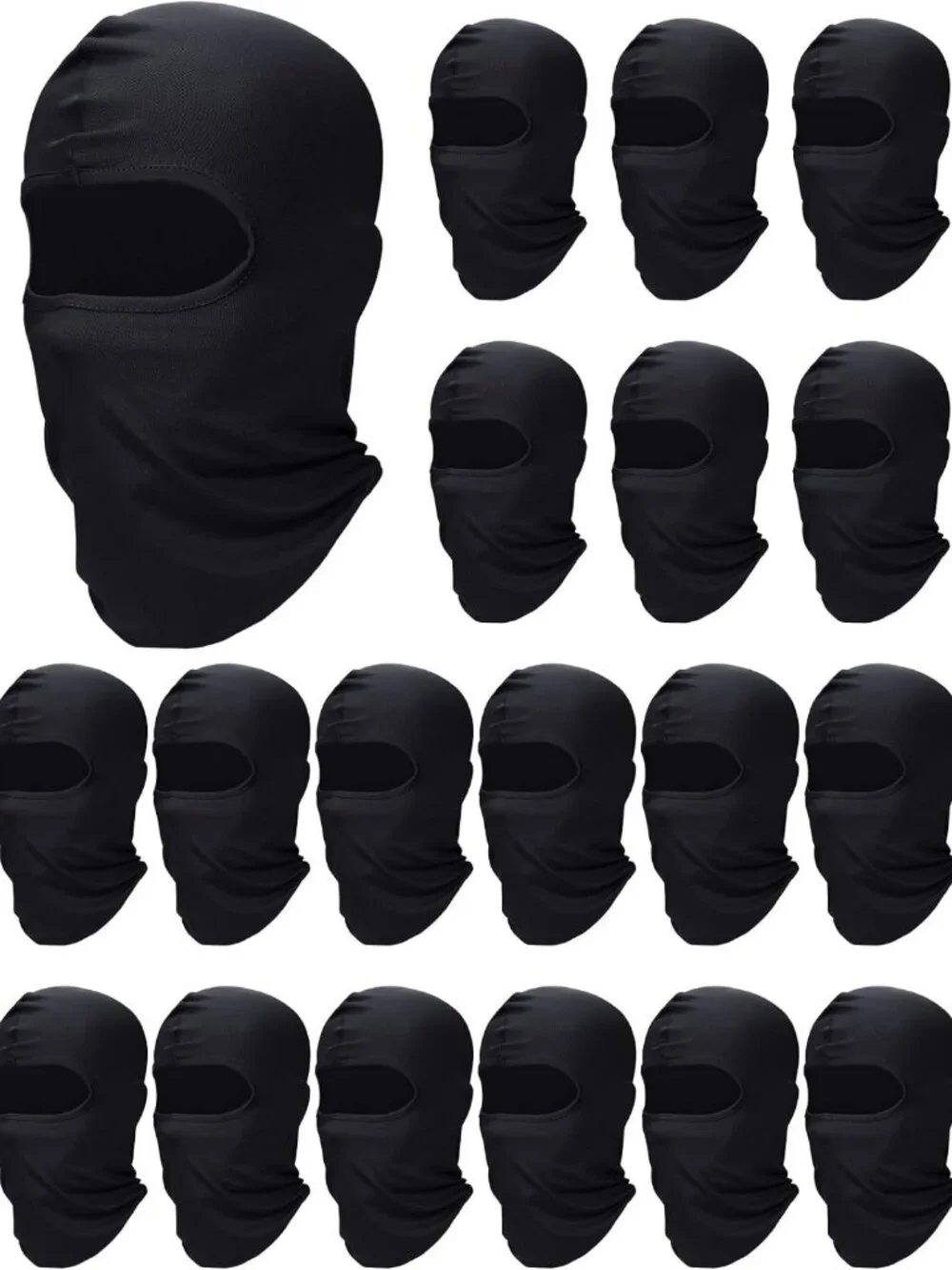 18 Pcs Balaclava Ski Mask Set | Full Face Cover, UV Protection, Winter Gear